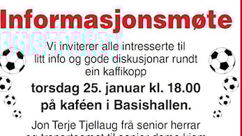 Informasjonsmøte Stryn Fotball
